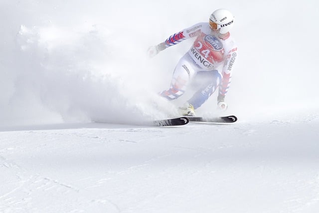 gara sportiva di sci in Italia